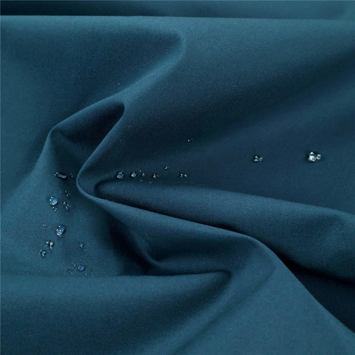 Coton "Rainproof" - uni - Denim