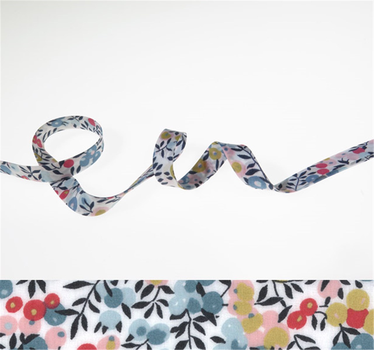Liberty Bias Binding - 9009 Wiltshire - Porcelaine - 10 mm
