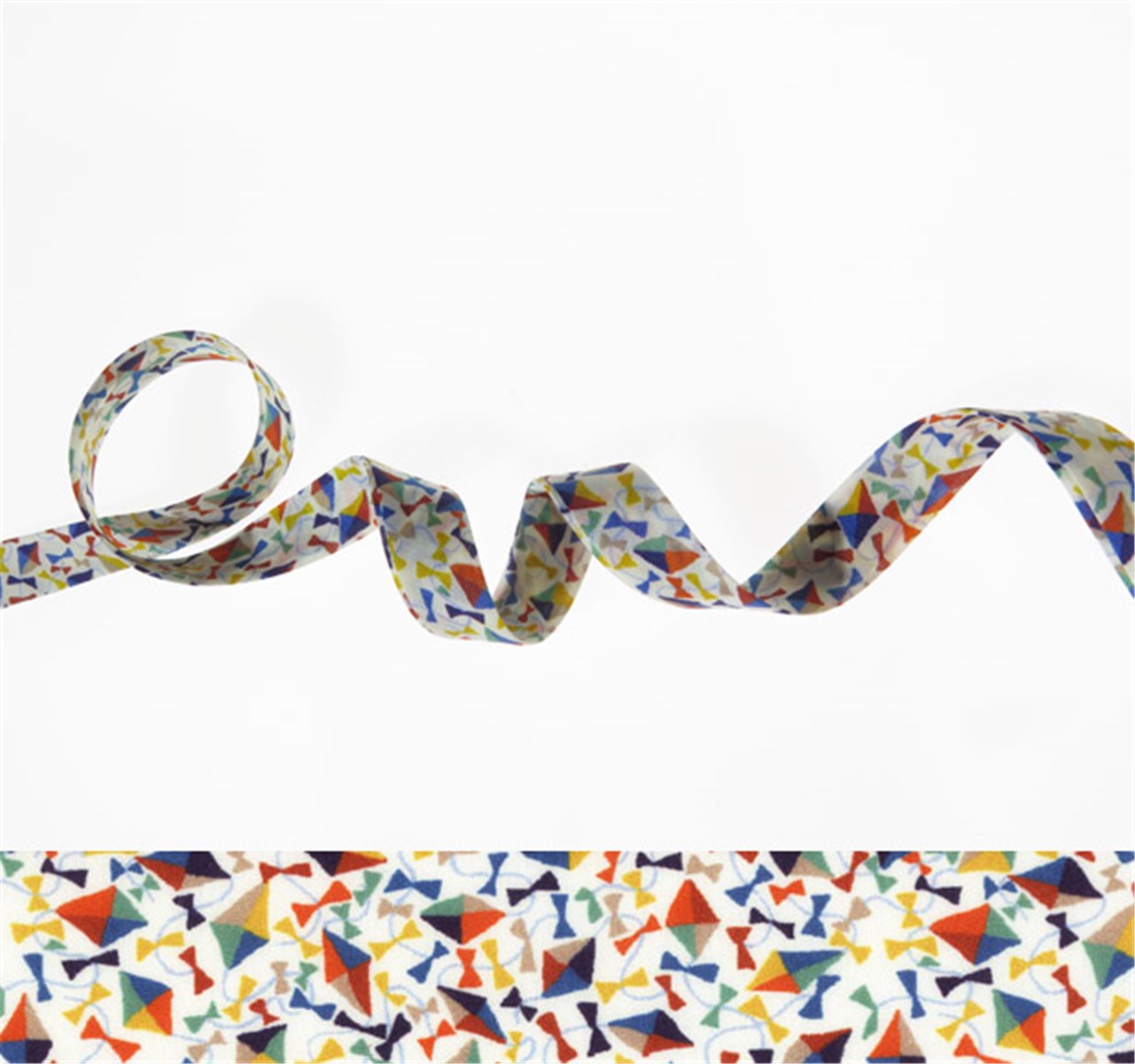 Liberty Bias Binding - Dancing Kites - C - 10 mm