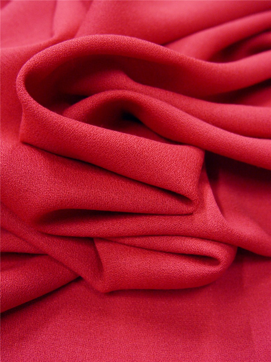 Pure Wool Crepe - Plain - Fuchsia