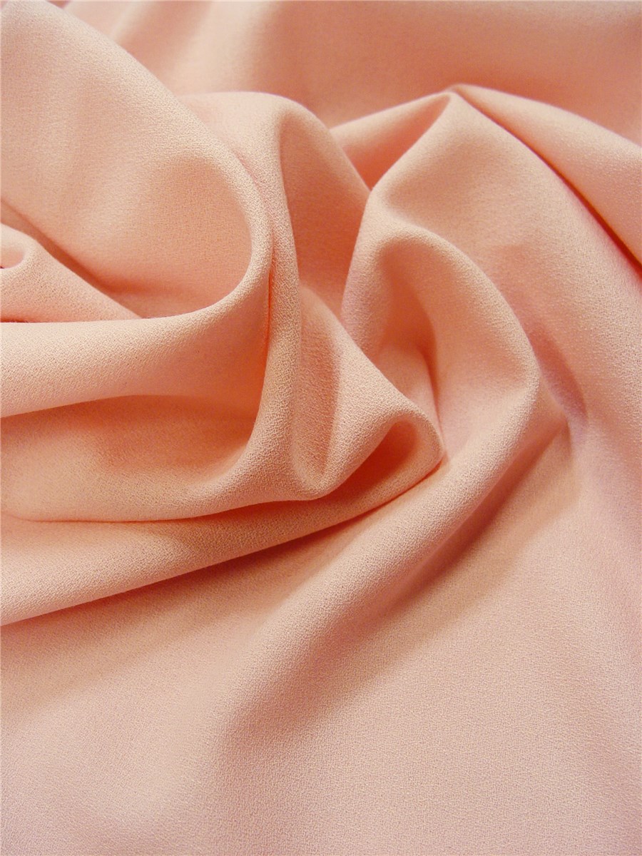 Pure Wool Crepe - Plain - Rose Perle