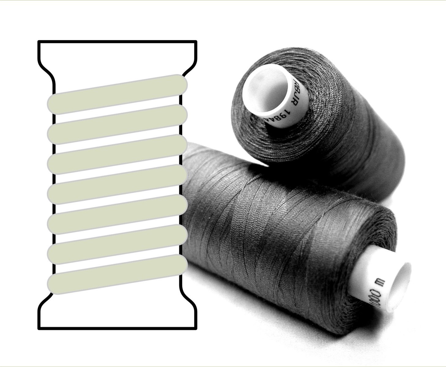 Coats sewing Thread - - - 01103 - 1000 m