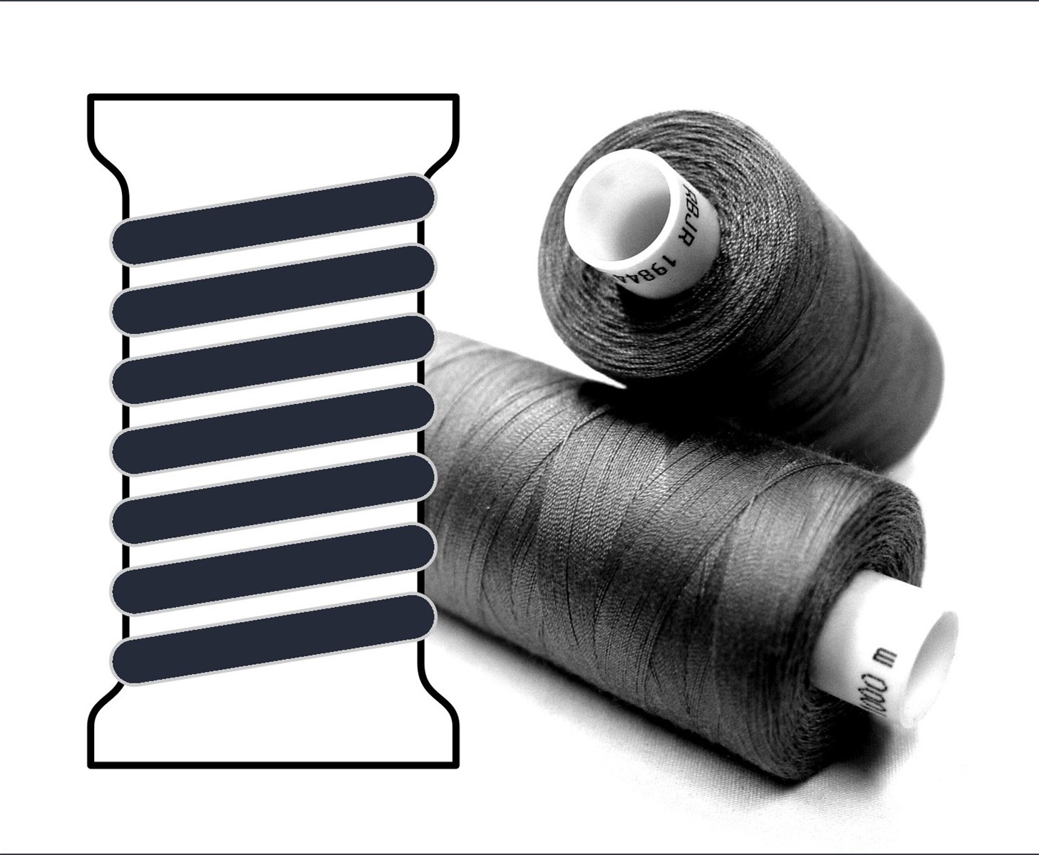 Coats sewing Thread - - - 07990 - 1000 m