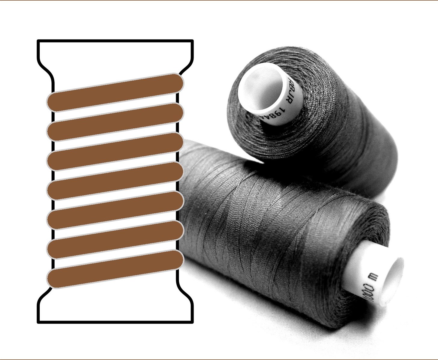 Coats sewing Thread - - - 02343 - 1000 m