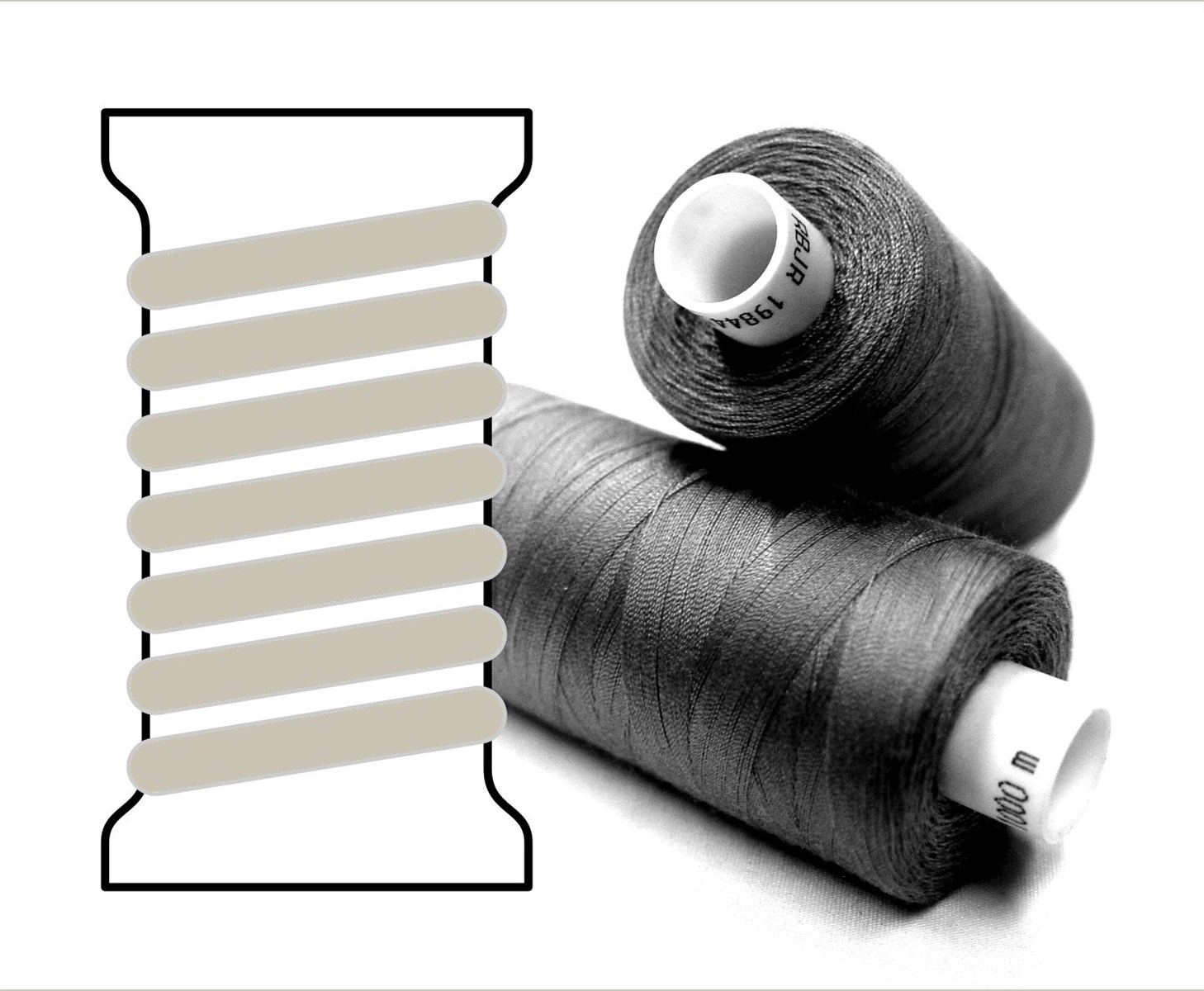 Coats sewing Thread - - - 08201 - 1000 m