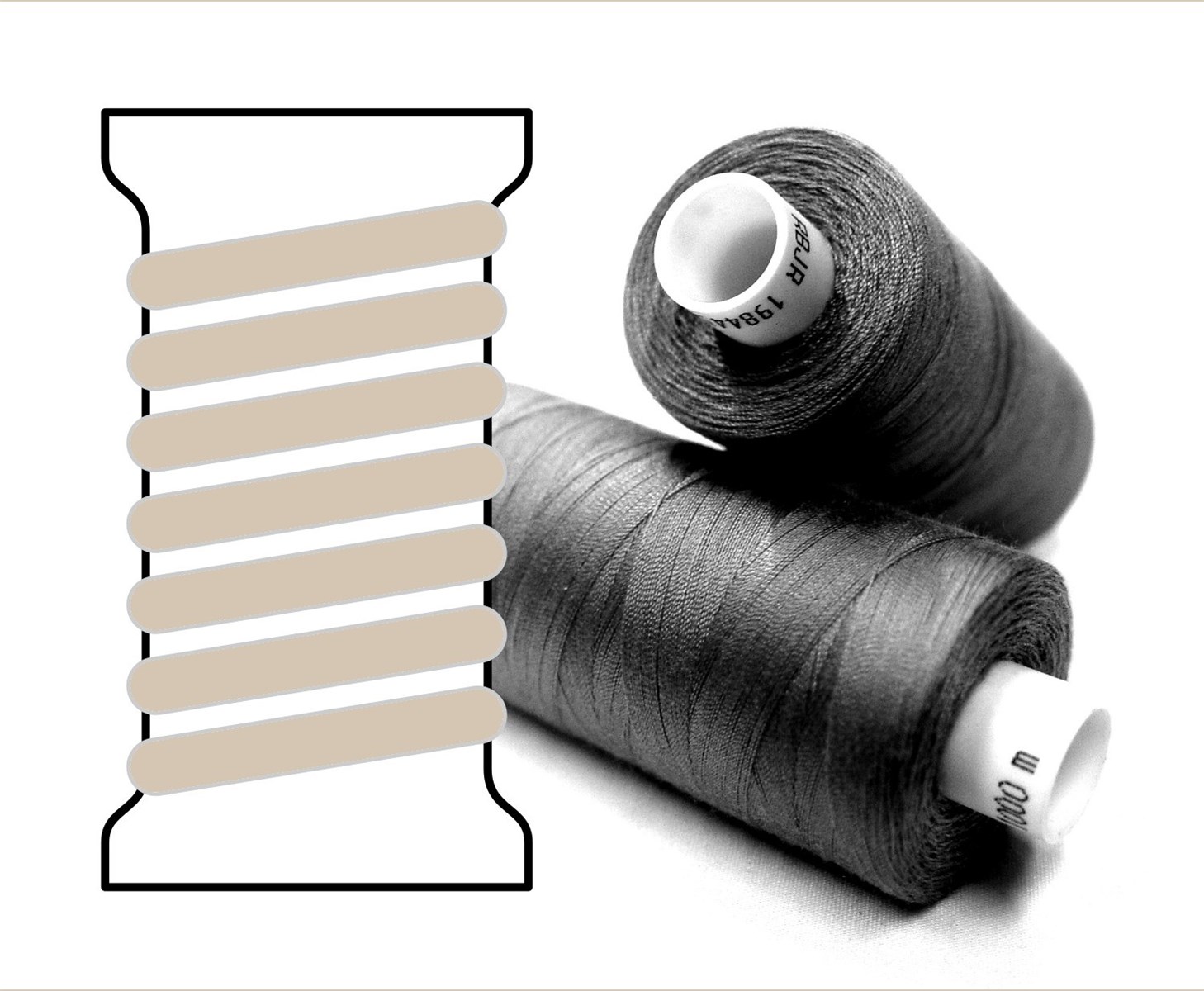 Coats sewing Thread - - - 08203 - 1000 m
