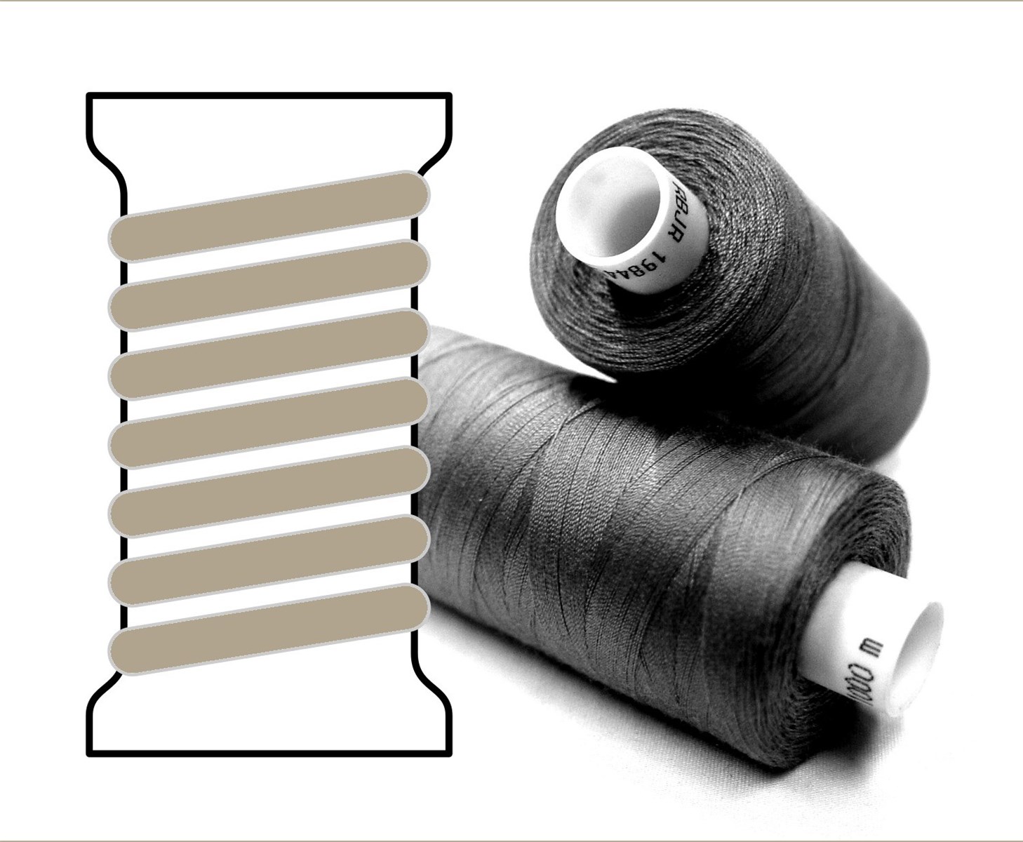 Coats sewing Thread - - - 08243 - 1000 m
