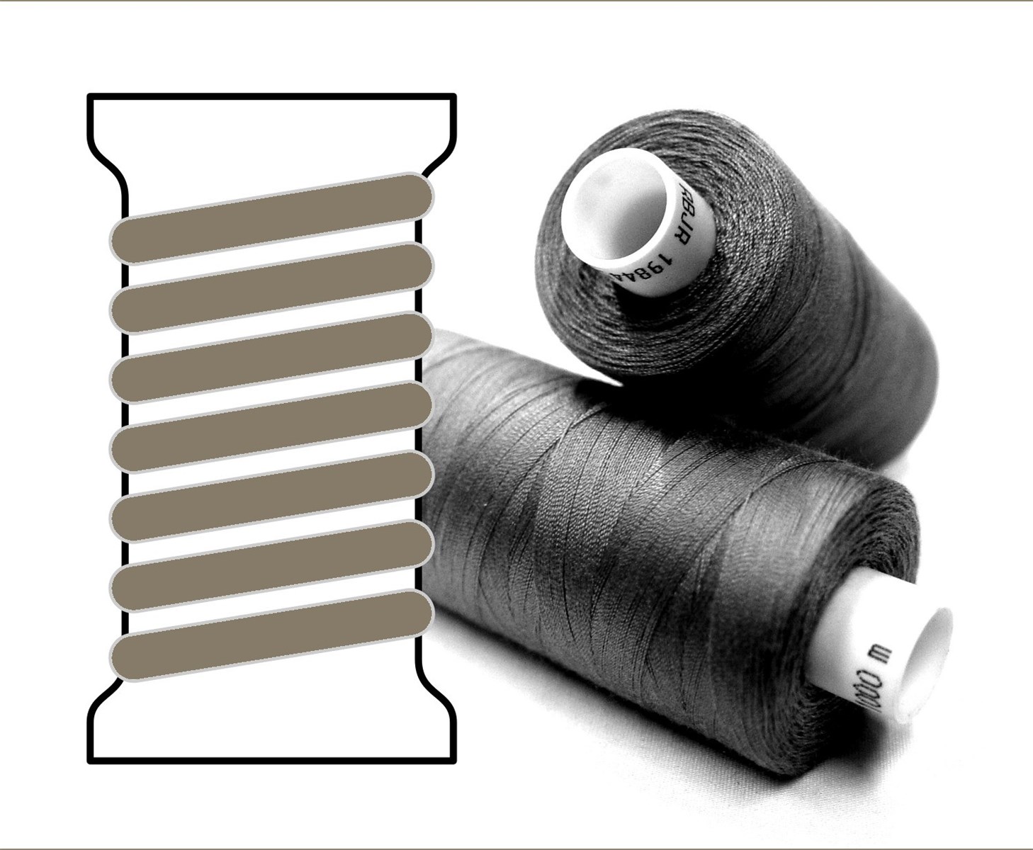 Coats sewing Thread - - - 08597 - 1000 m
