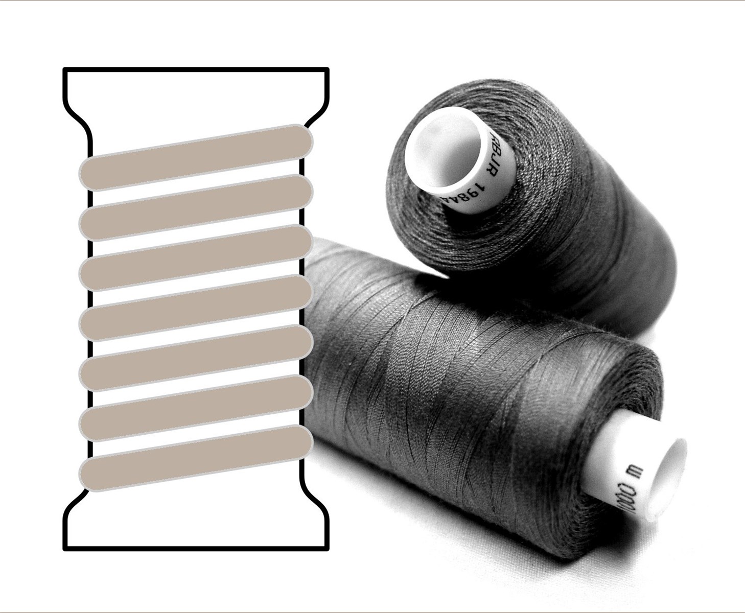 Coats sewing Thread - - - 002ZY - 1000 m