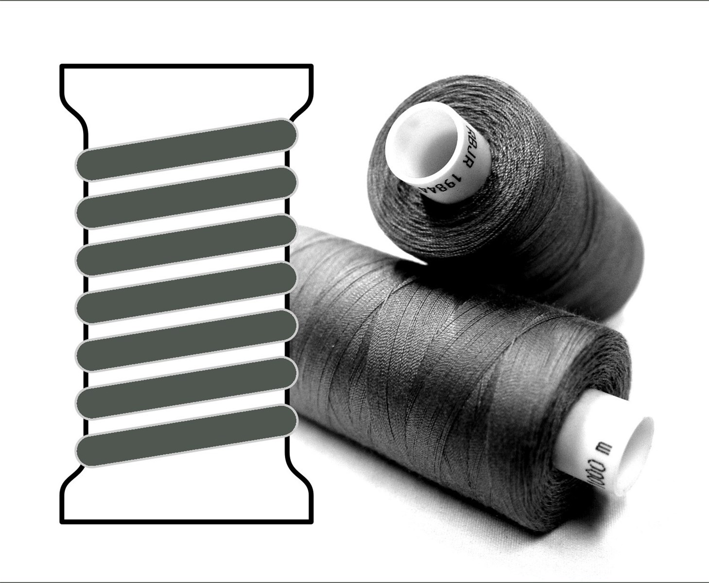 Coats sewing Thread - - - 09993 - 1000 m