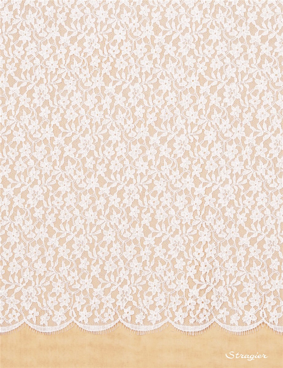 Dentelle de Calais - Elsa - Ivoire clair Stragier - 90 cm