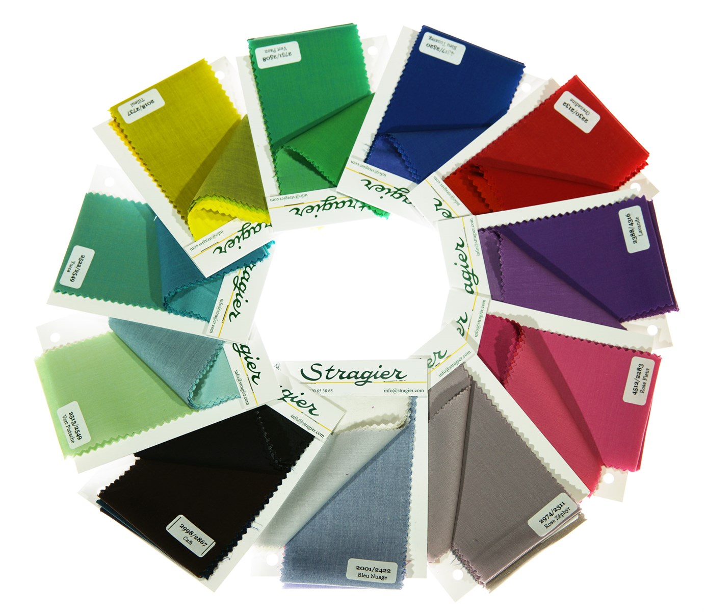 Shade Card - Fil à fil - Gamme générale