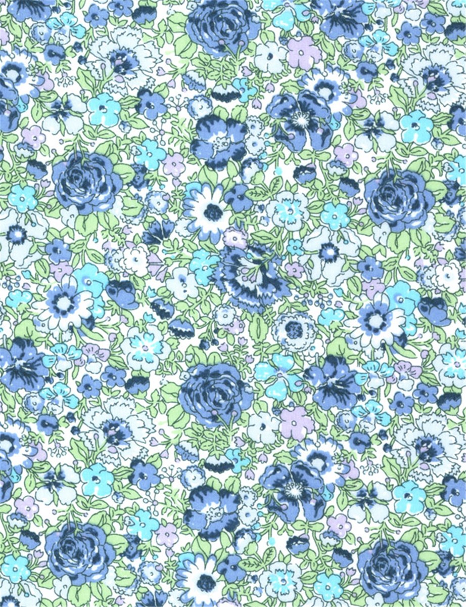 Liberty Tana Lawn - Amelie - Bleu 