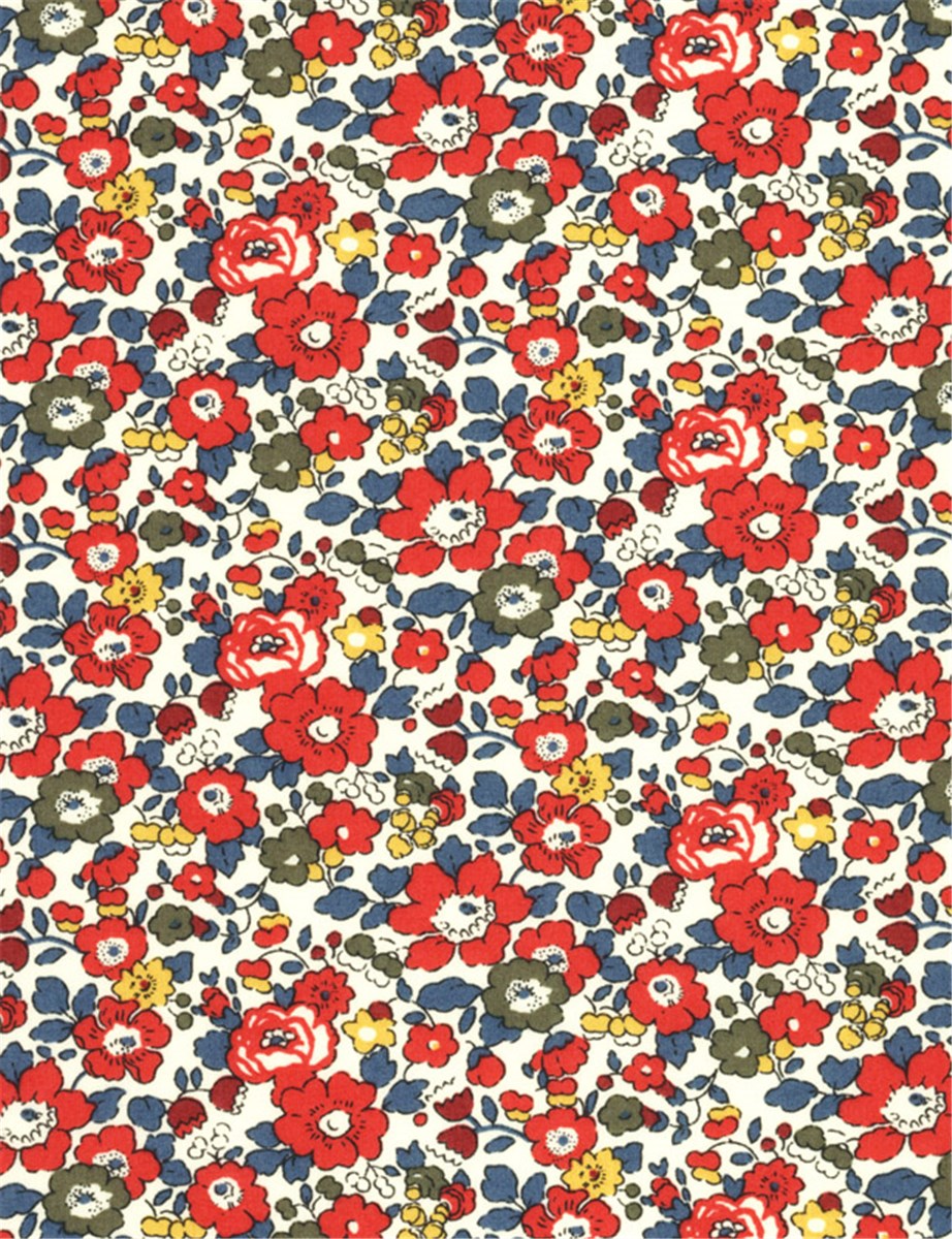 Liberty Tana Lawn - 8020 Betsy Ann - Rouge Garance 