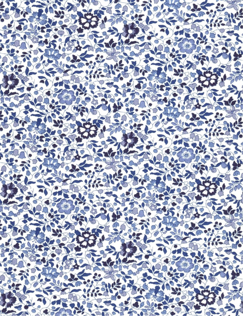 Liberty Tana Lawn - 8021 Katie and Millie - Bleu