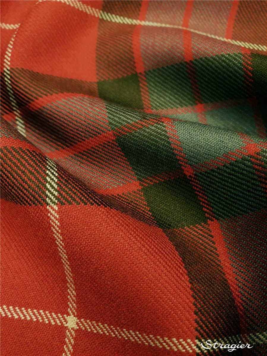 Pure Wool Tartan - All Ireland Red - -