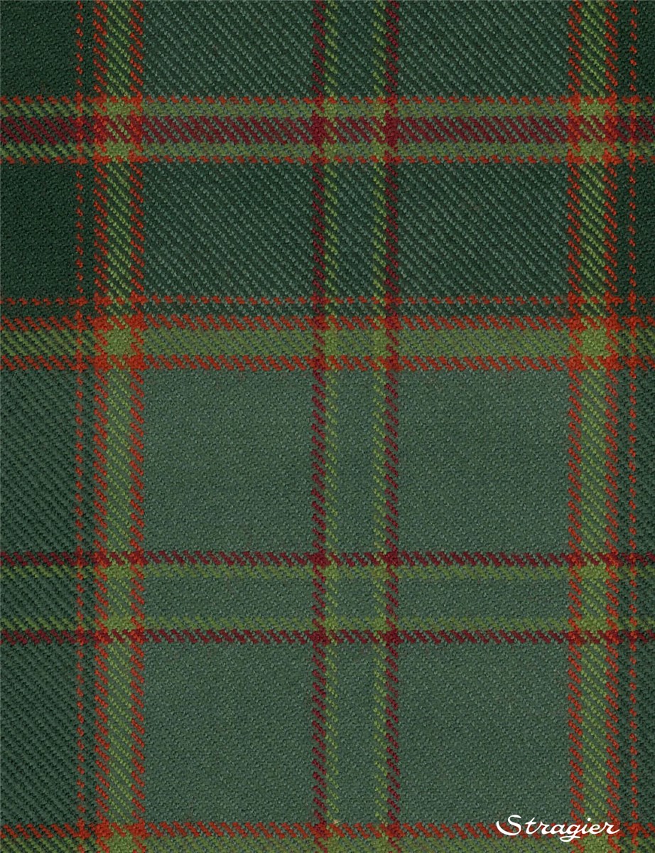 Pure Wool Tartan - All Ireland Green - -