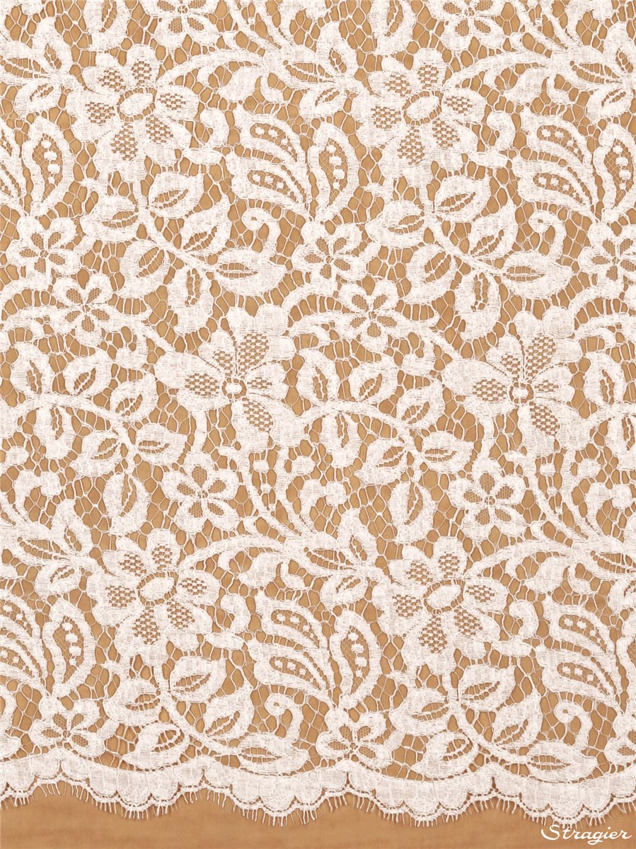 Dentelle de Calais - Sylva - Ivoire Stragier - 90 cm