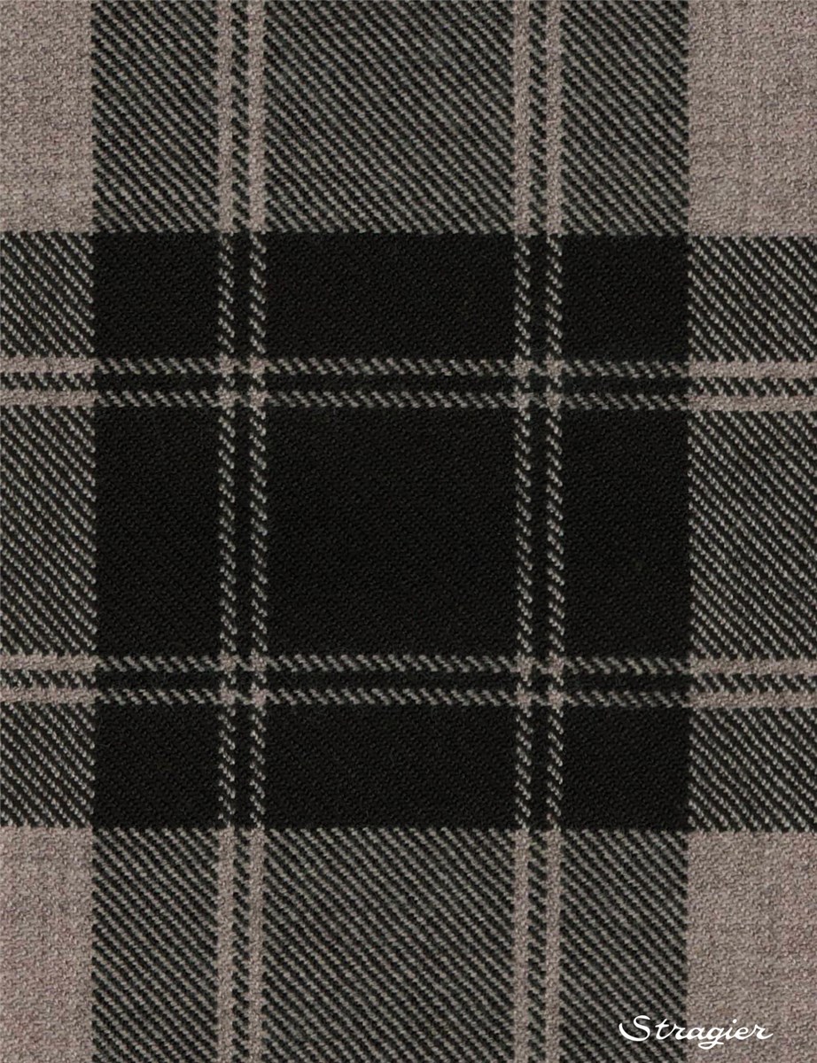 Tartan Ecossais Pure Laine - Douglas Grey - -