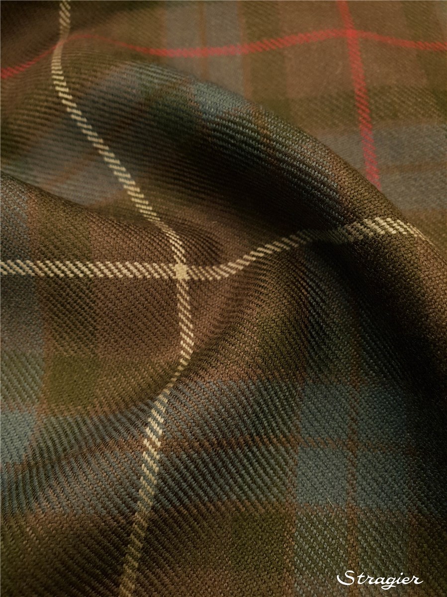 Pure Wool Tartan - Fraser Hunting Weathered - -
