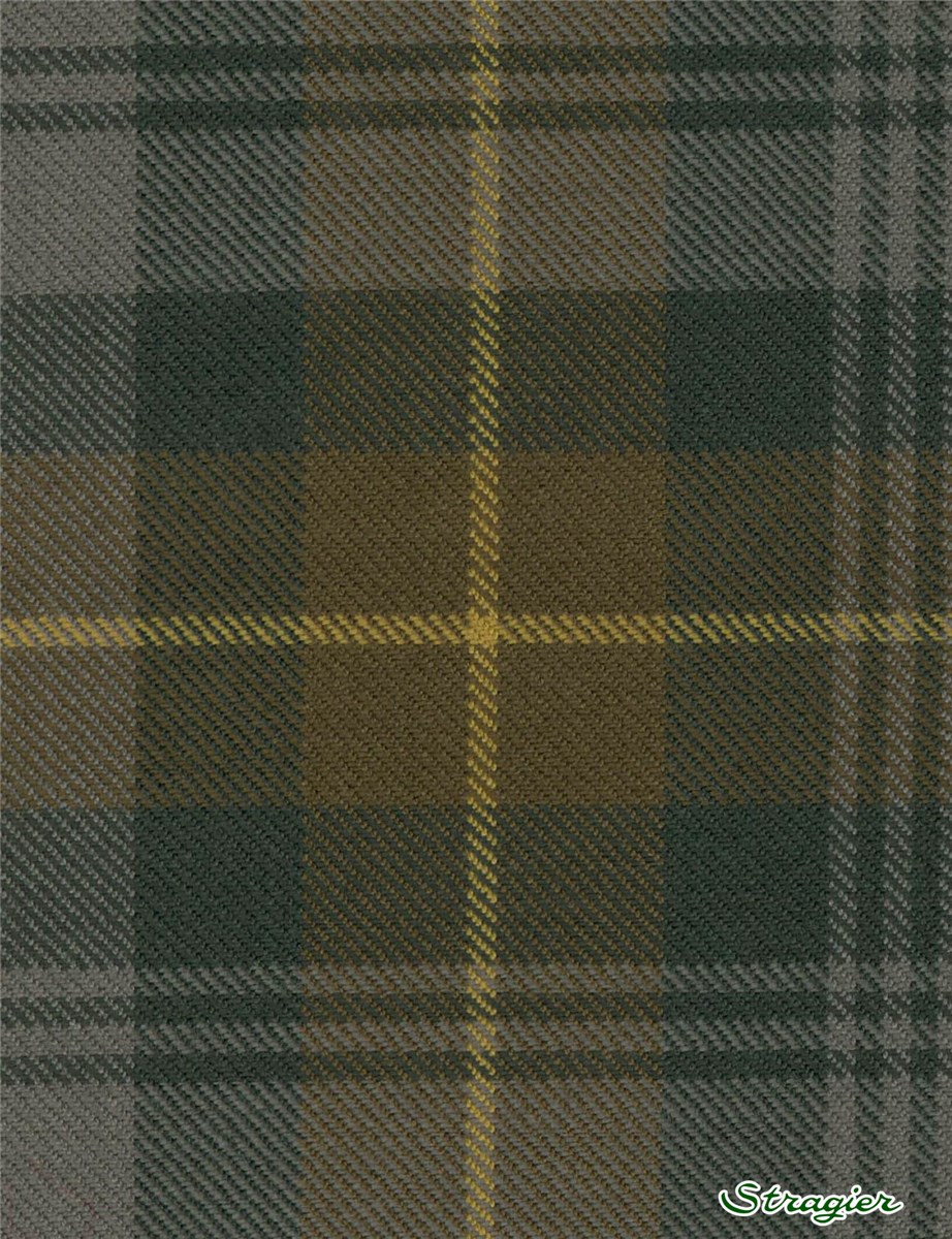 Pure Wool Tartan - Gordon Clan Weathered - -