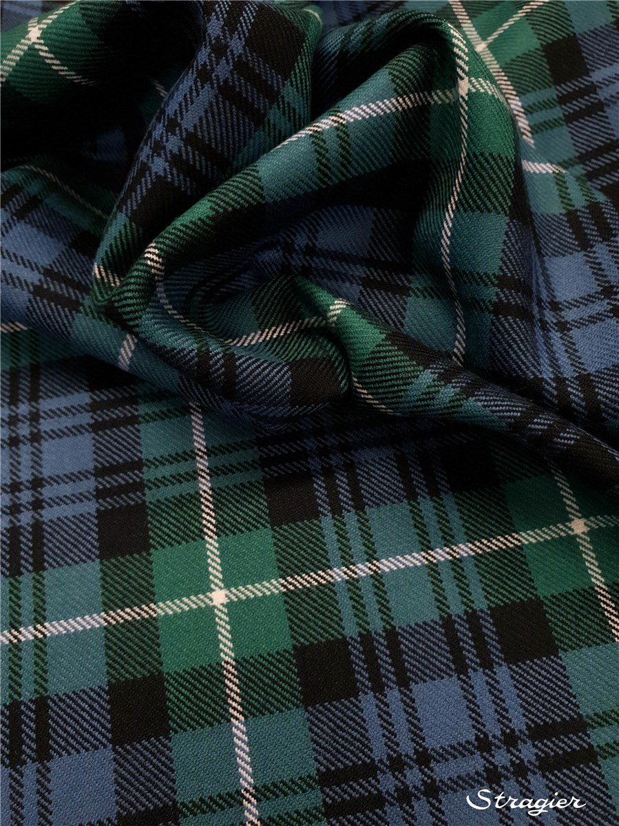 Pure Wool Tartan - Lamont Ancient - -