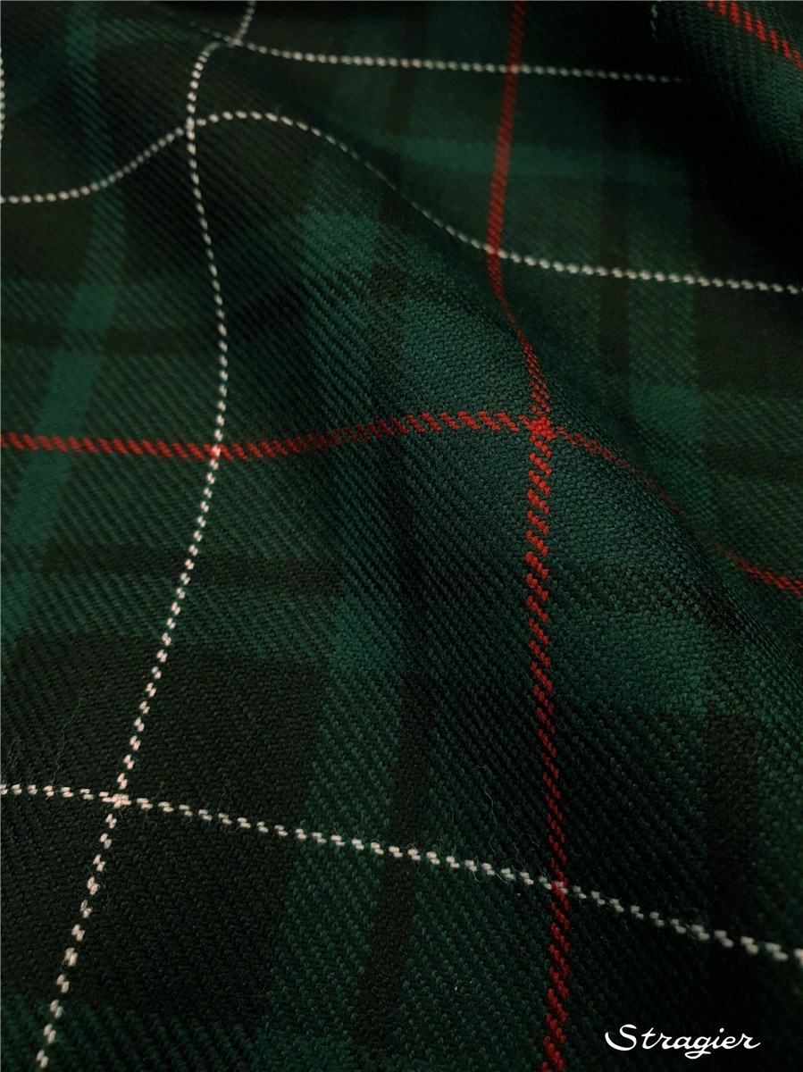 Pure Wool Tartan - Macauley Hunting Modern - -
