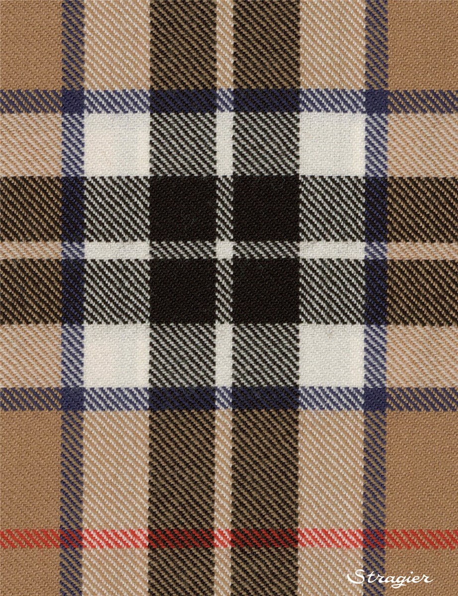 Tartan Ecossais Pure Laine - Thomson Camel Modern - - 