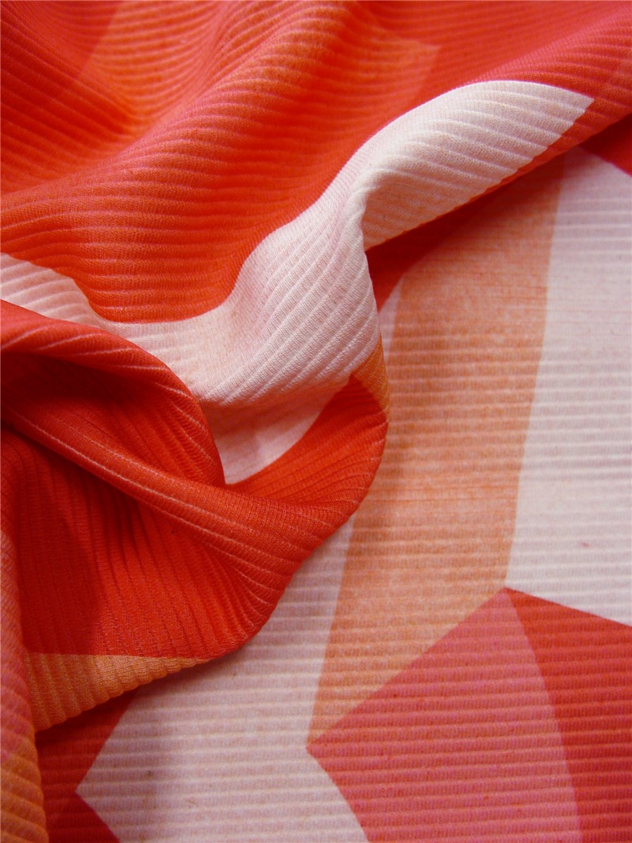 Ottoman pur Coton - Paloma - Corail-Rose