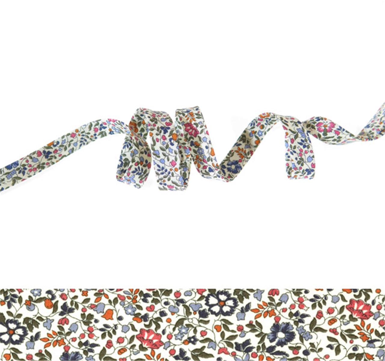 Biais Liberty - 8021 Katie and Millie - Bistre - 10 mm