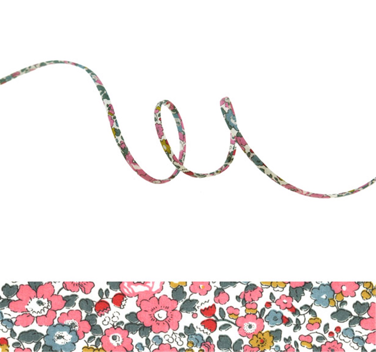 Liberty Cord - 8020 Betsy Ann - Pivoines - 4 mm