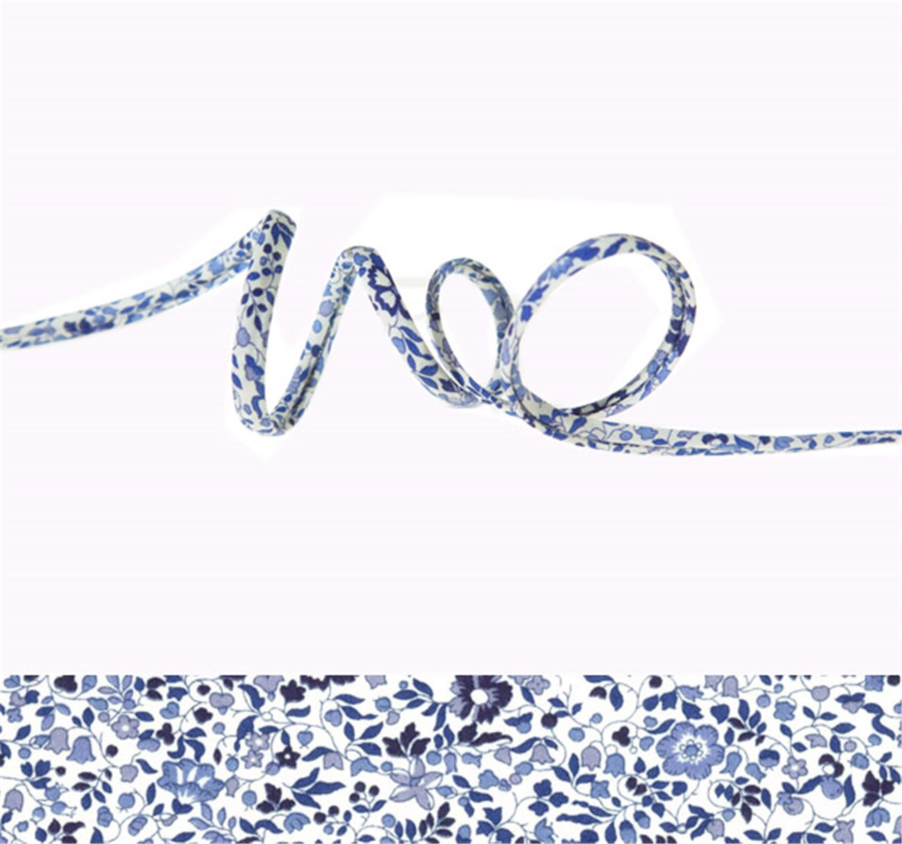 Liberty Cord - 8021 Katie and Millie - Bleu - 4 mm