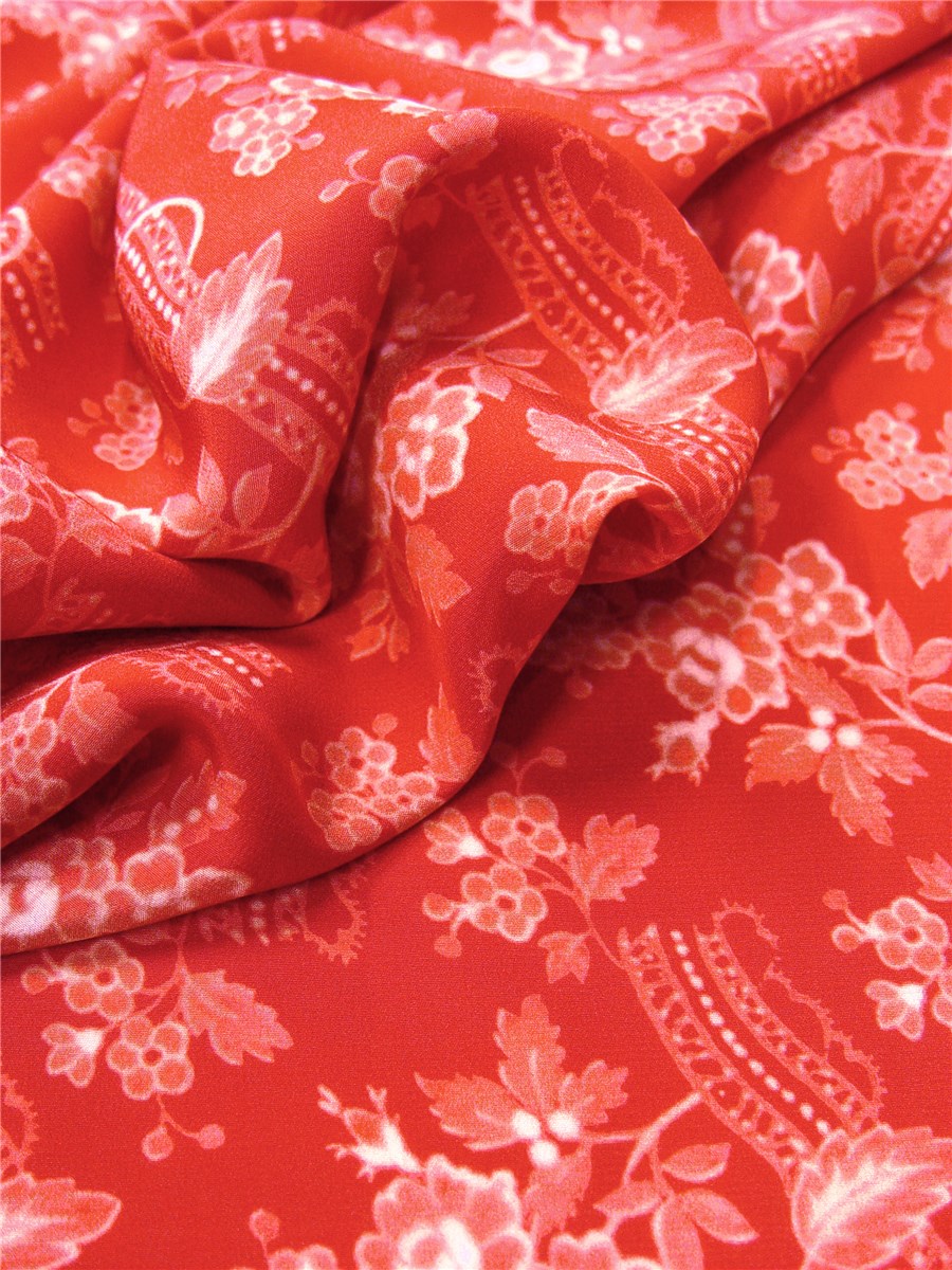 Liberty Silk Crepe de Chine - Viola - A