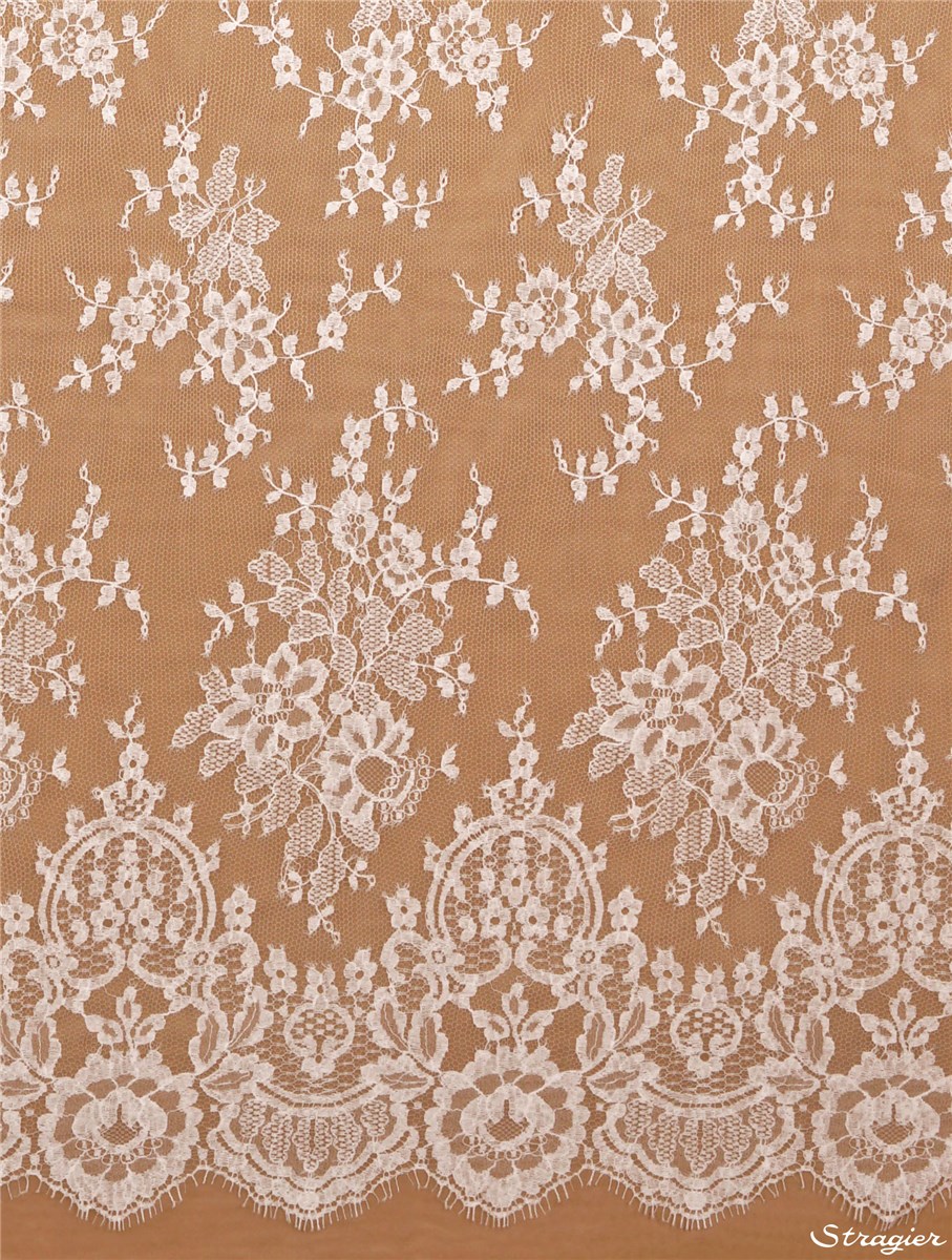 Calais Lace - Elisa - Stragier Porcelain - 150 cm