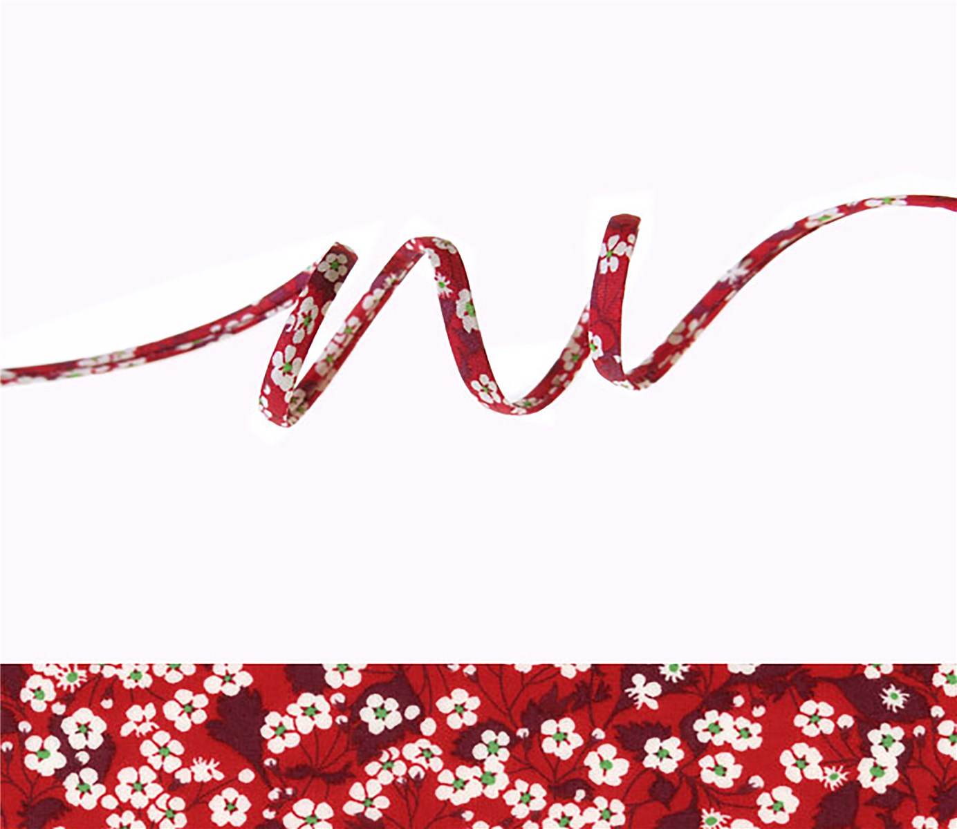 Cordon Liberty - 8022 Mitsi Valeria - Fraise des bois - 4 mm