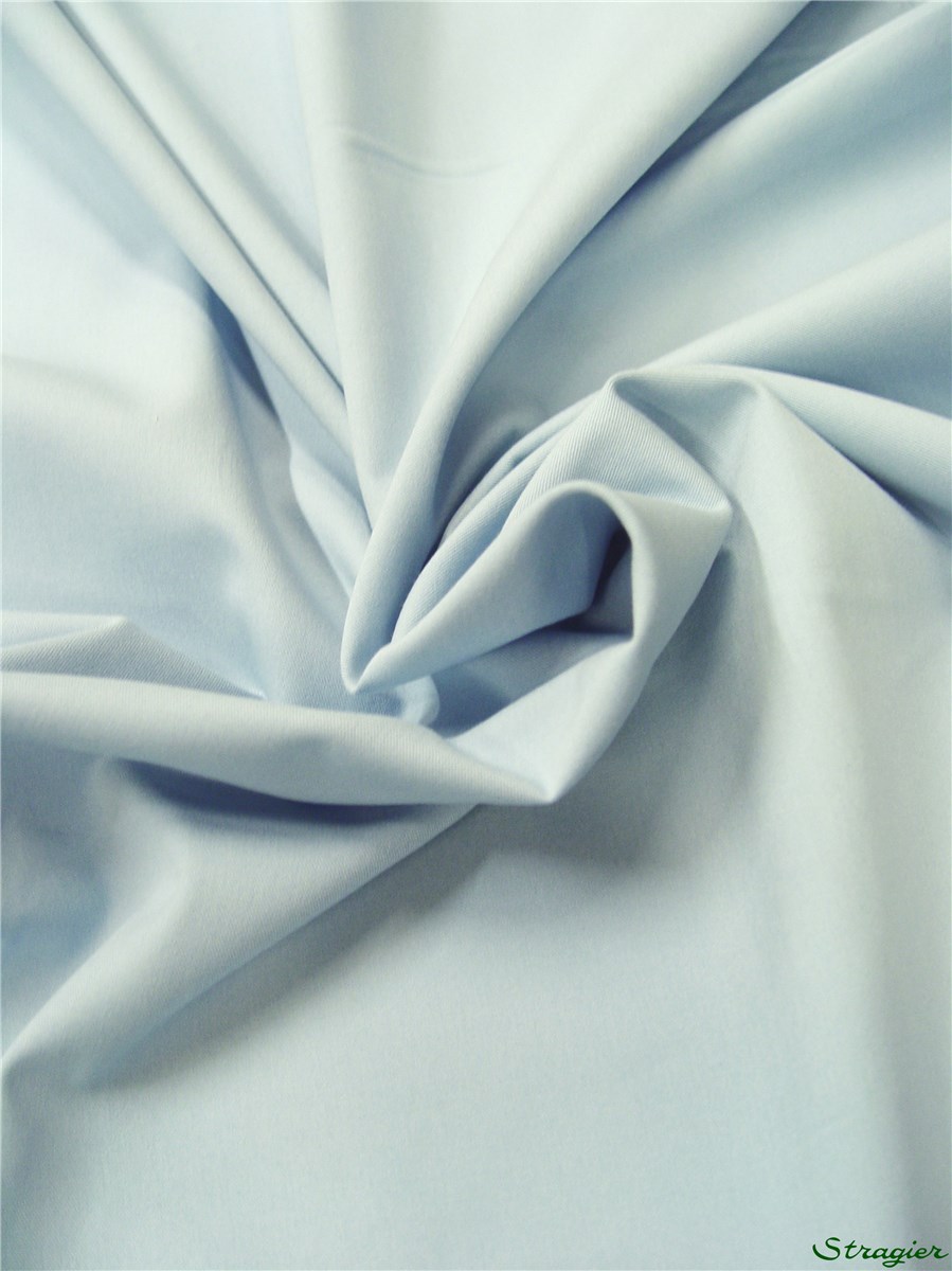Coton sergé Soft - uni - Bleu Ciel