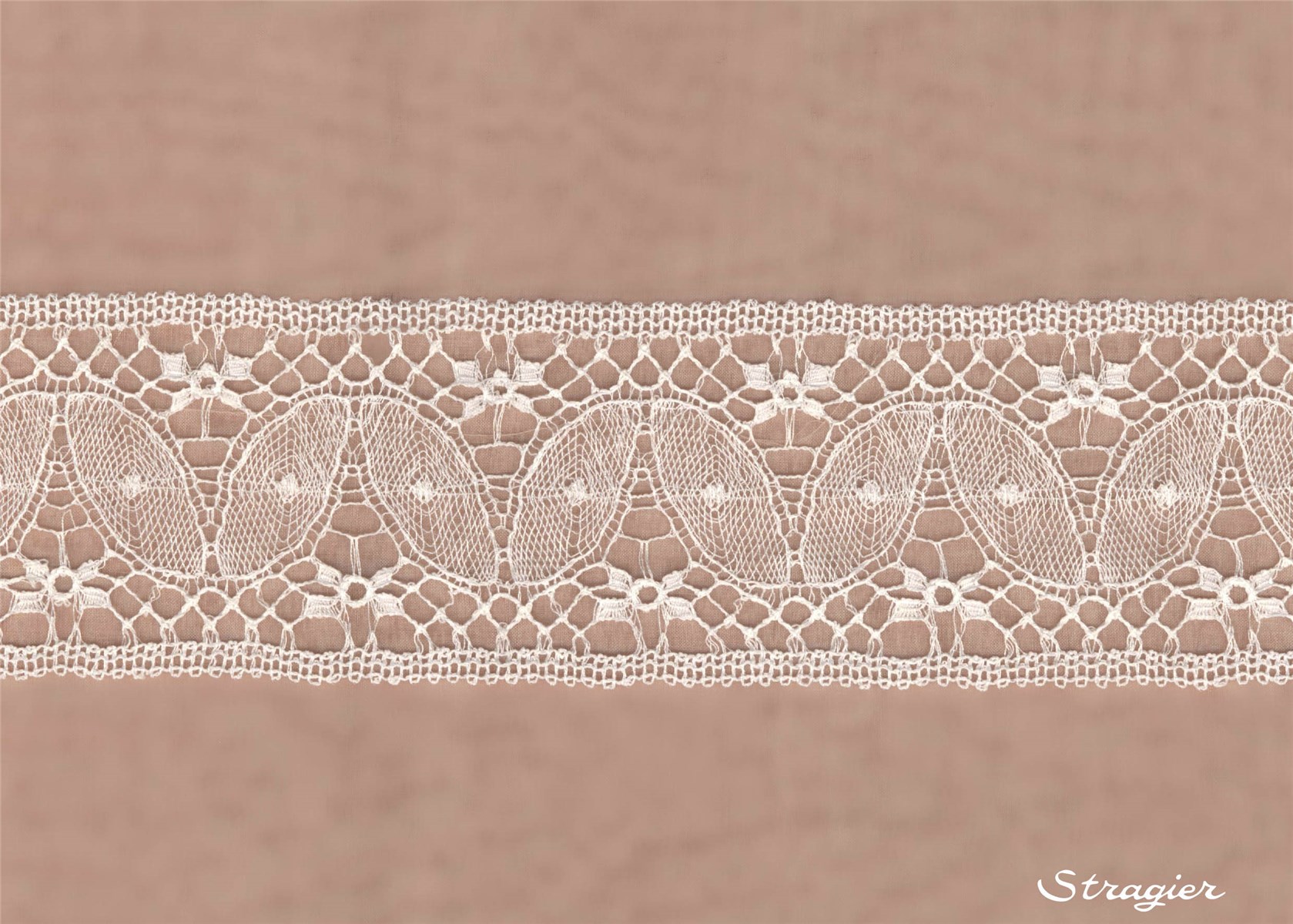 Bord de Dentelle - Graphic - Ivoire Stragier - 58 mm