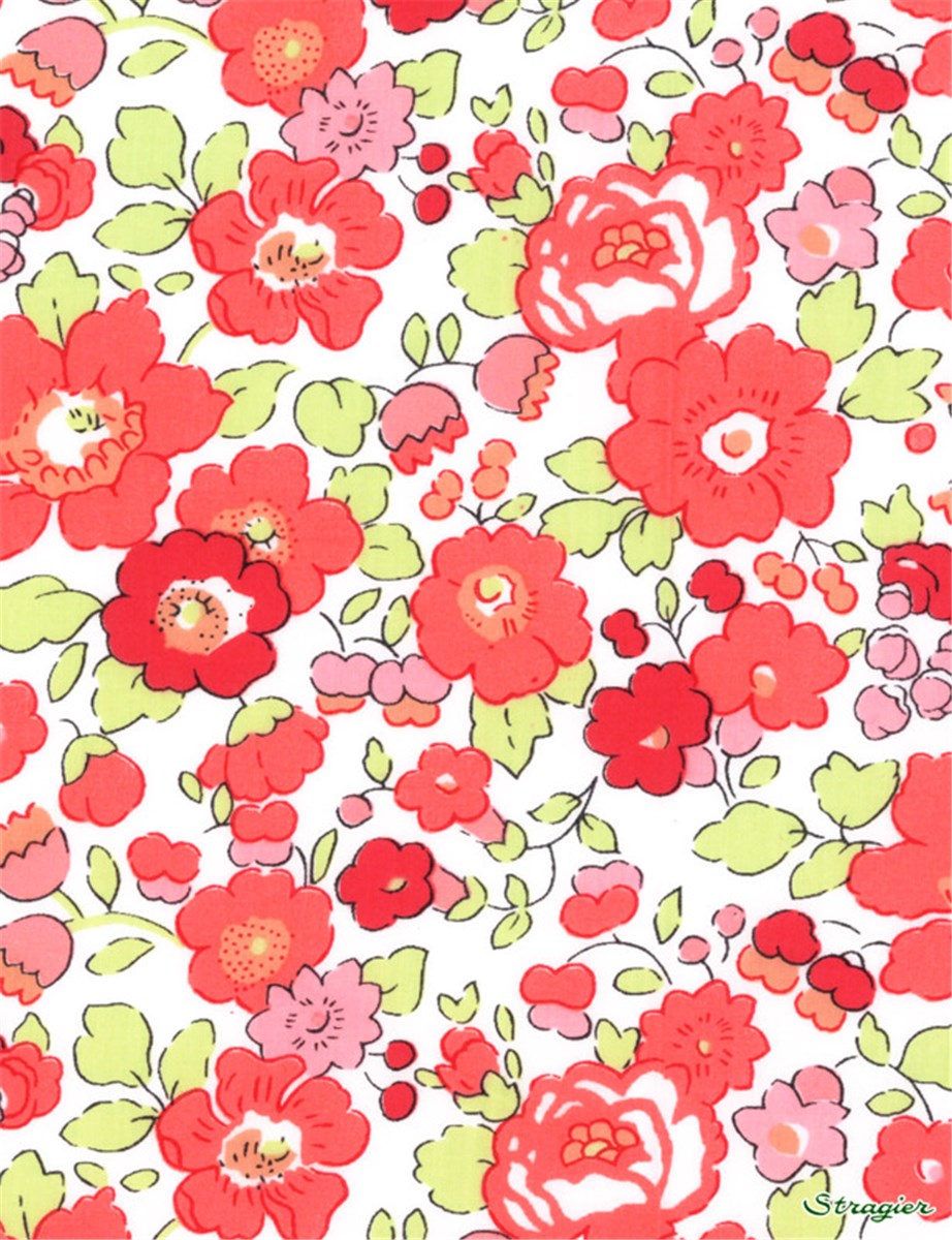 Liberty Tana Lawn - 2019 Betsy - Fraise Tagada