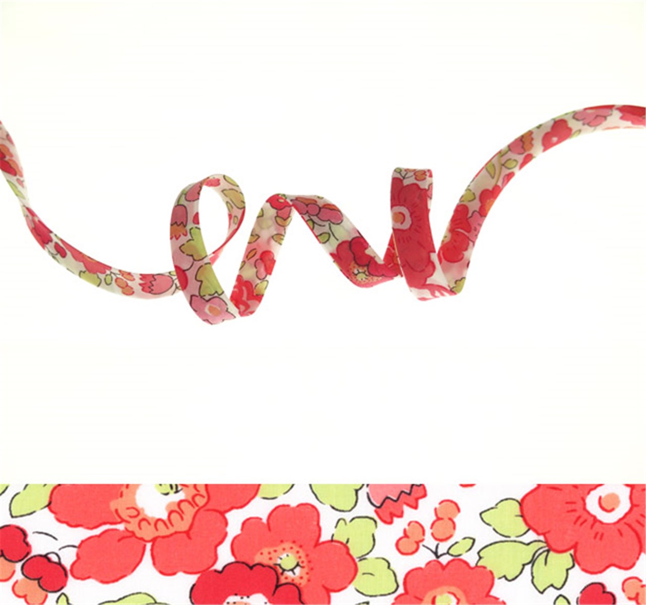 Liberty Bias Binding - 2019 Betsy - Fraise Tagada - 10 mm