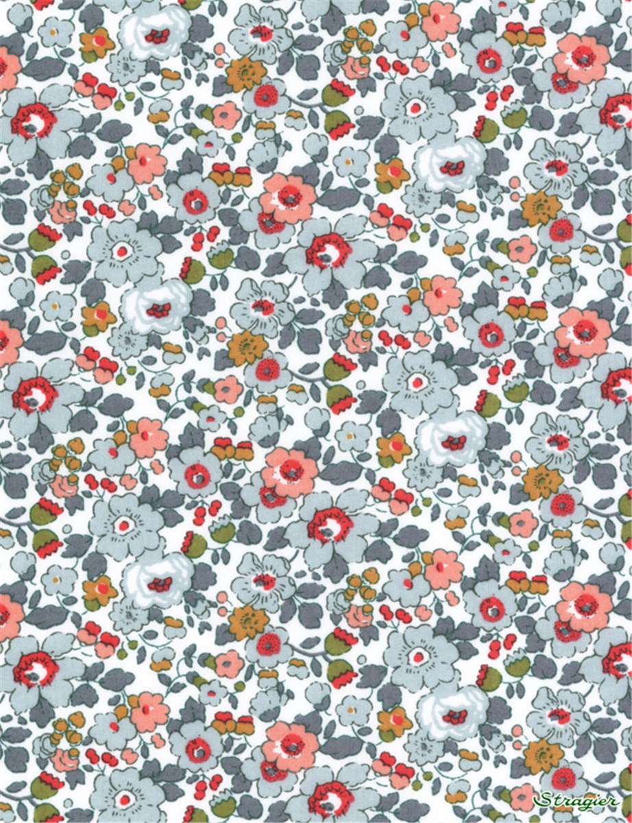Liberty Tana Lawn - 8020 Betsy Ann - Porcelaine 