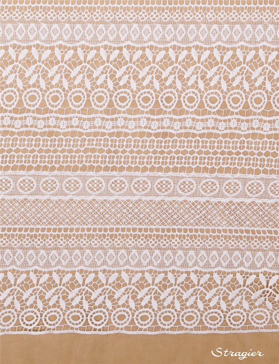 Guipure - Duo - Porcelaine Stragier - 125 cm