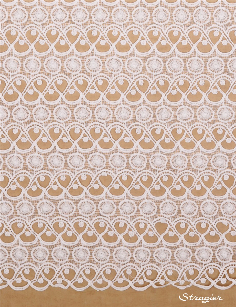 Guipure - Odeline - Porcelaine Stragier - 125 cm
