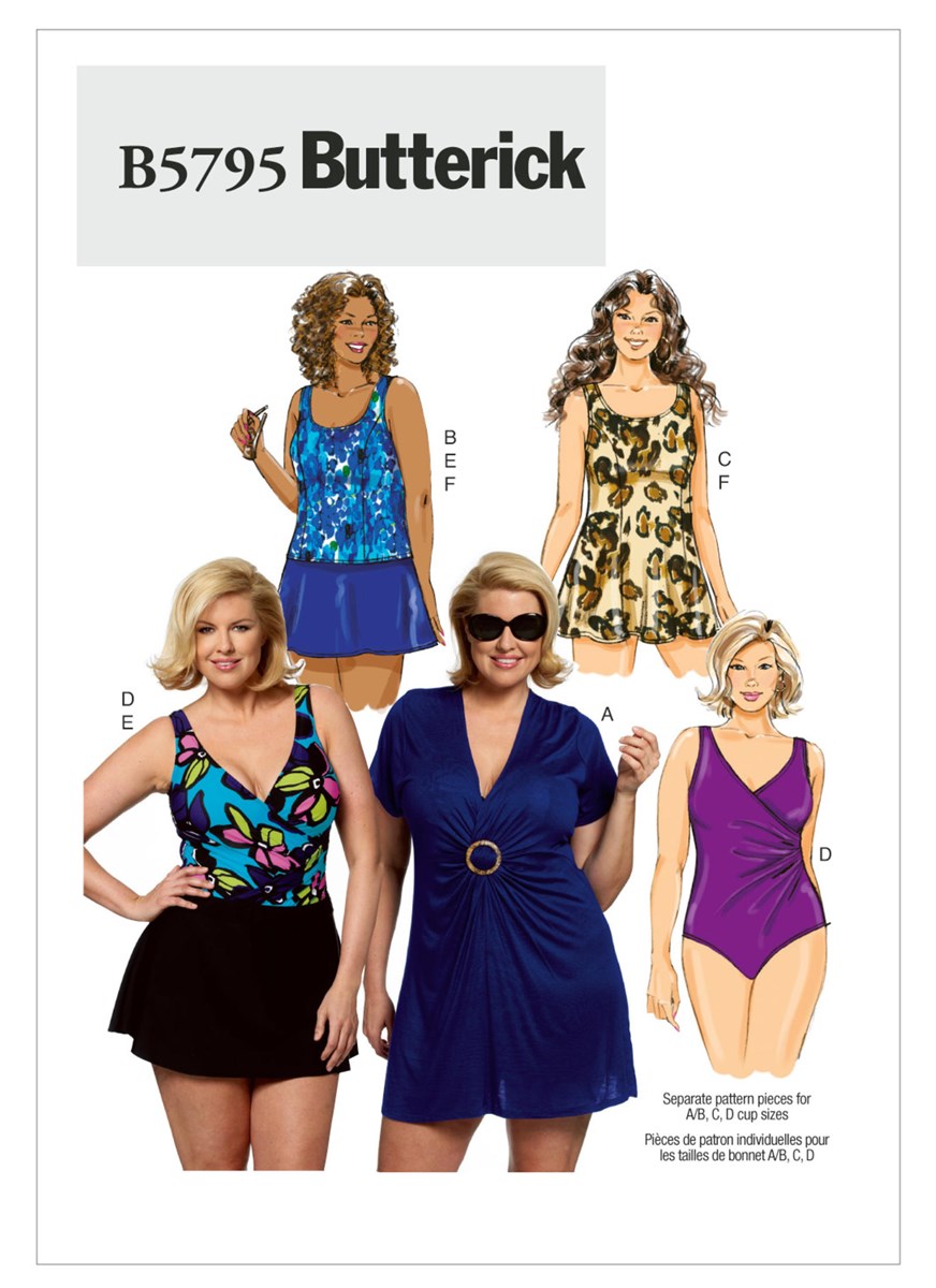Patron Butterick - B5795 -  - (18W-20W-22W-24W) 