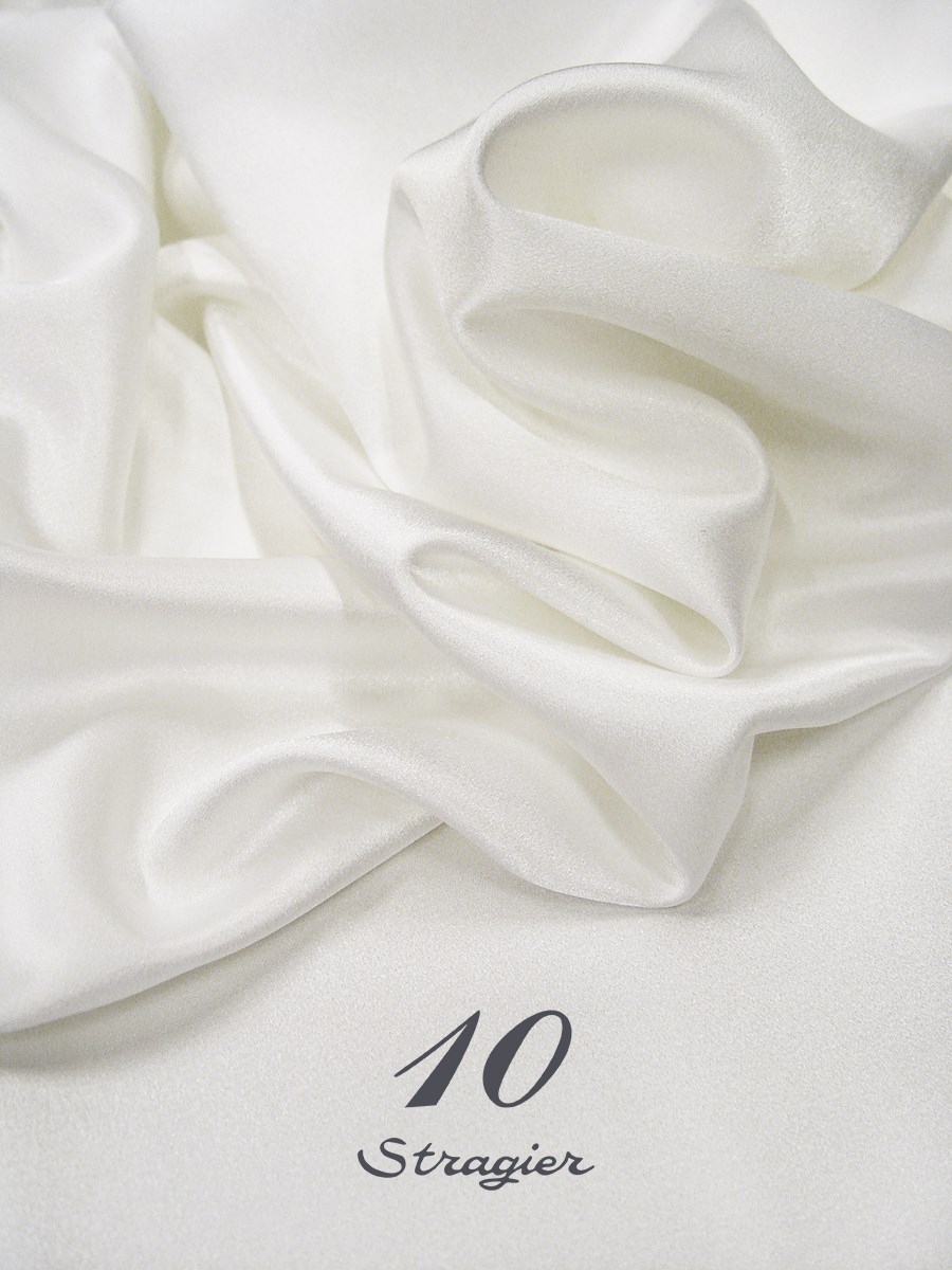 Crêpe Satin Micro - uni - Blanc Optique Stragier 