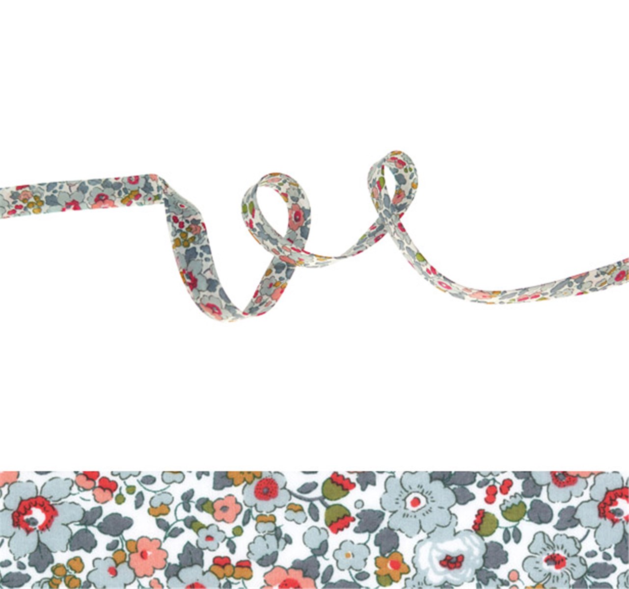 Biais Liberty - 8020 Betsy Ann - Porcelaine - 10 mm