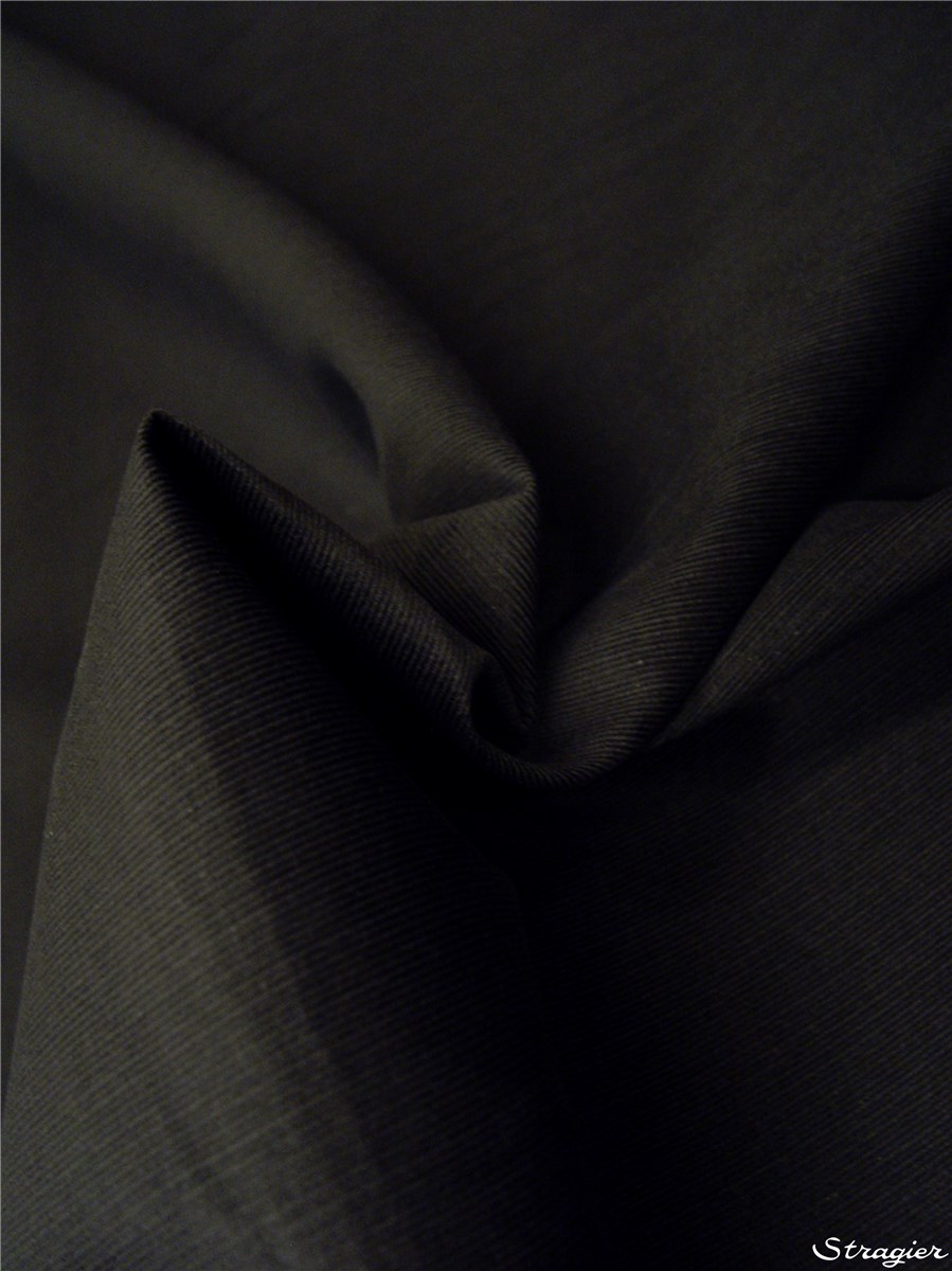 Velours Milleraies Soft - uni - Noir 