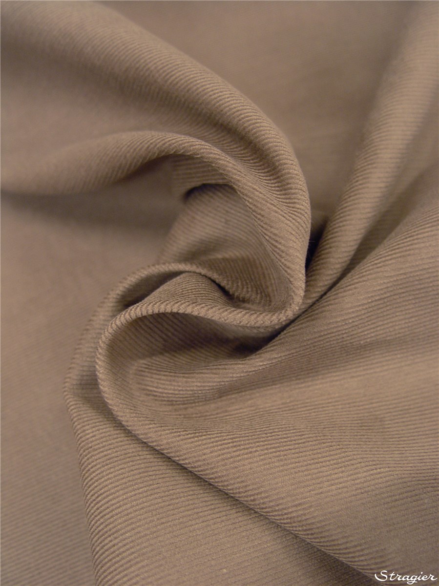 Velours Milleraies Soft - uni - Beige Taupé 