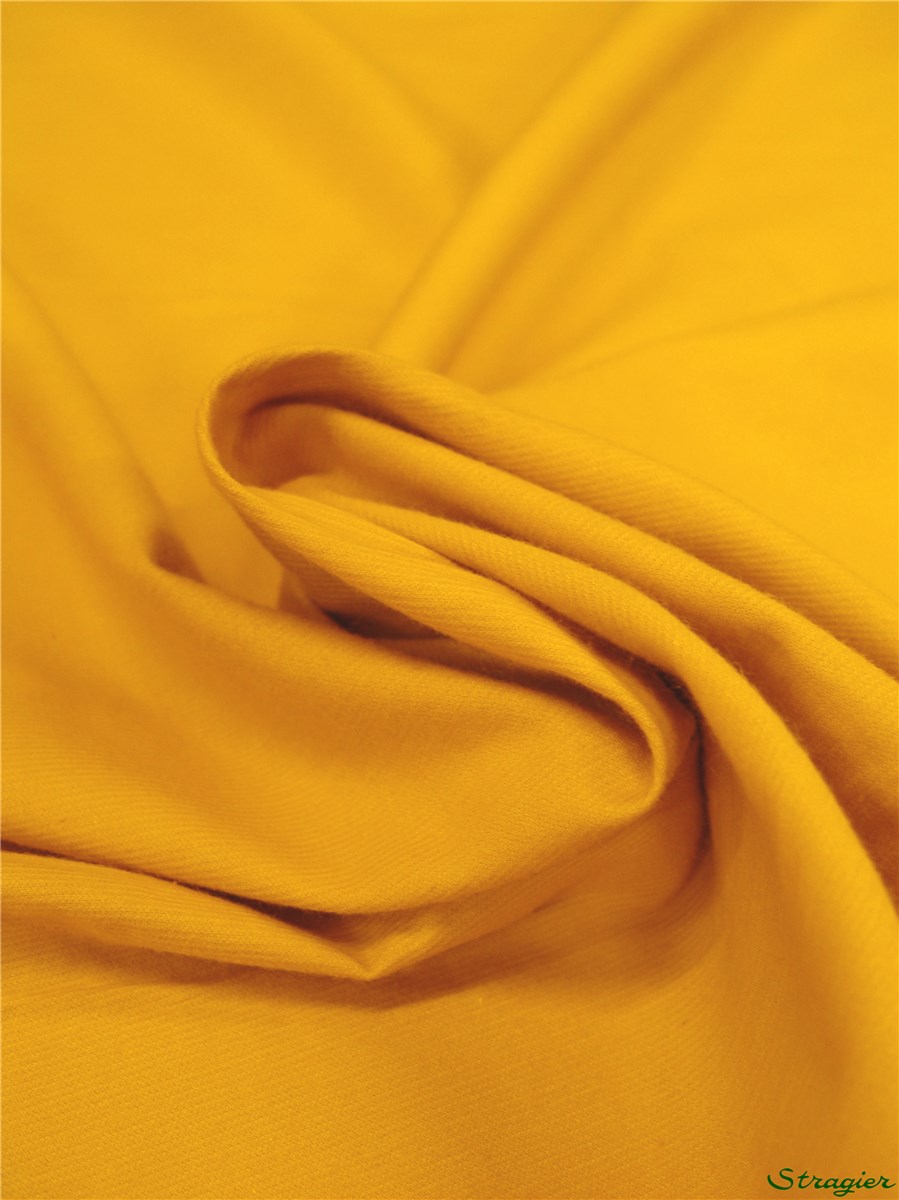 Velours Milleraies Soft - uni - Jaune Soleil 