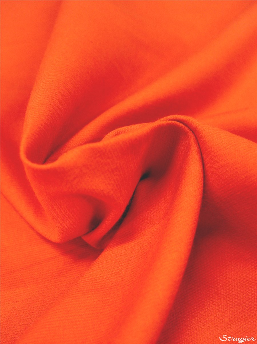 Velours Milleraies Soft - uni - Orangette