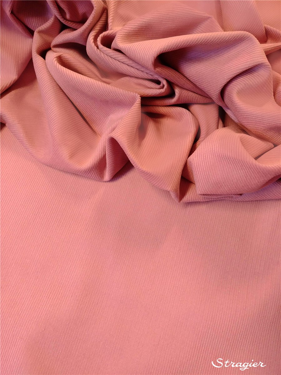 Baby Cord - soft - Plain - Rose Zéphyr